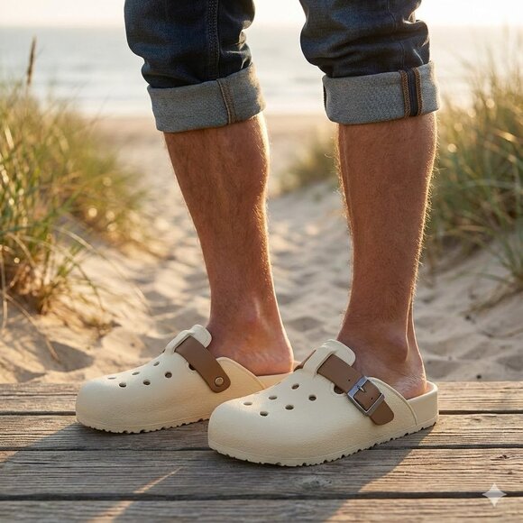 Unisex Comfort EVA Clogs with Adjustable Buckle Strap ~Birkenstock style - Picture 5 of 5